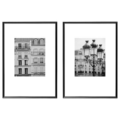 IKEA KNOPPANG Рама з плакатом, Париж нуар, 50x70 см 60560809 фото