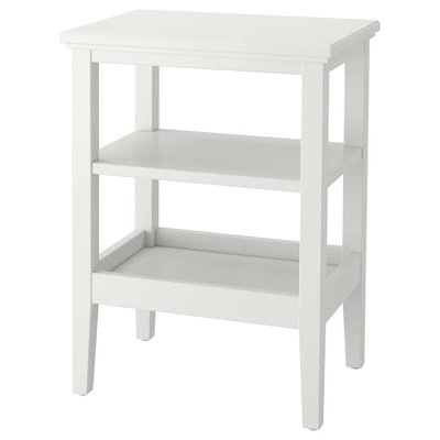 IKEA IDANAS Столик, білий, 46x36 см 00496048 фото