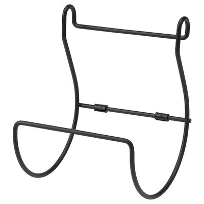 IKEA HULTARP Тримач для рушників, чорний 60444438 фото