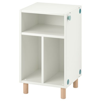 IKEA SMUSSLA Нічний столик/полиця, білий 90469489 фото