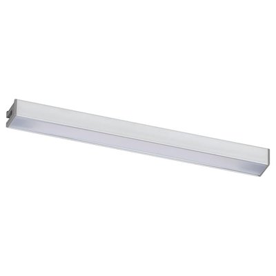 IKEA MITTLED Світлодіодна світлова стрічка для підсвічування кухні, регульована, срібна, 20 см 80537766 фото