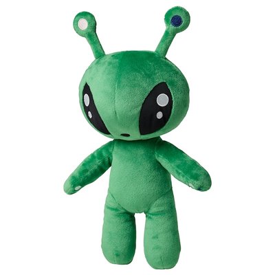 IKEA AFTONSPARV Іграшка-плюшевик, інопланетне істота/зелене, 34 см 40551556 фото