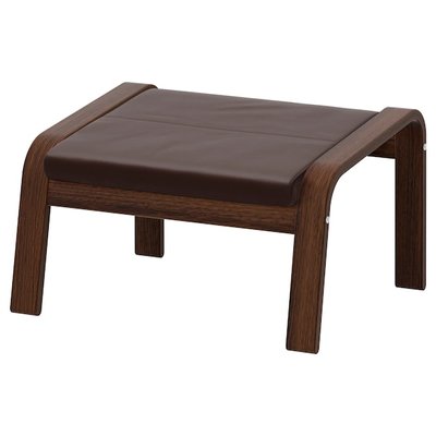 IKEA POANG Підставка для ніг, коричневий/Glose темно-коричневий 99860473 фото
