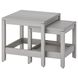 IKEA HAVSTA Столики, 2 шт., сірий 50414210 фото 1