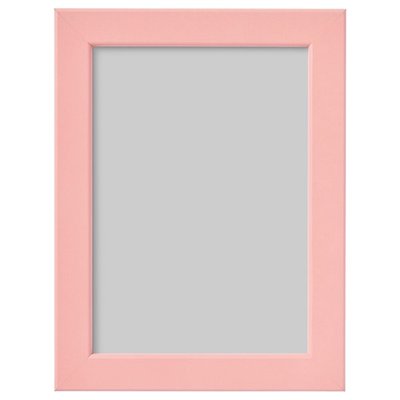 IKEA FISKBO Рамка, світло-рожева, 13x18 см 50464714 фото