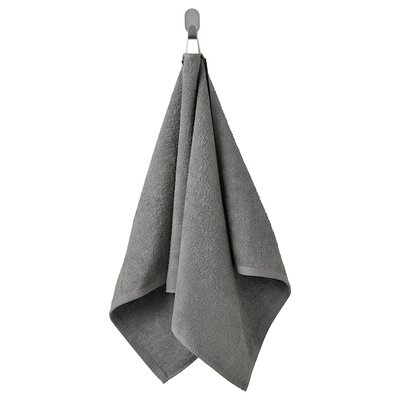 IKEA DIMFORSEN Рушник для рук, сірий, 50x100 см 20512877 фото