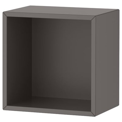 IKEA EKET Шафка настінна, темно-сіра, 35x25x35 см 39285827 фото