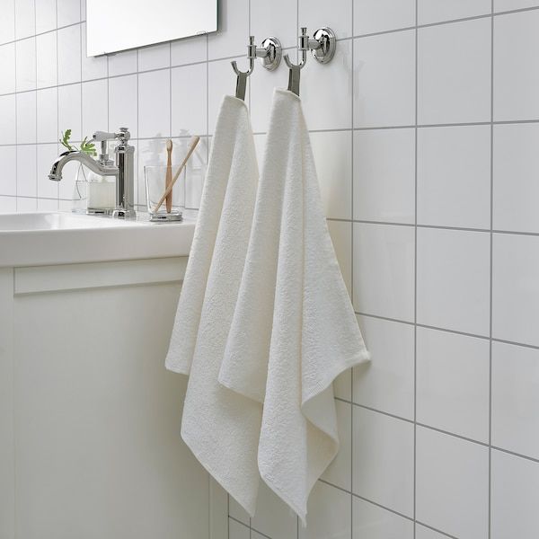 IKEA DIMFORSEN Рушник для рук, білий, 50x100 см 10512887 фото