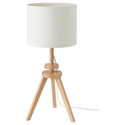IKEA LAUTERS Сто́льова лампа, ясен/білий 50404895 фото