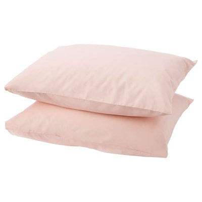 IKEA DVALA Наволочка, світло-рожева, 50x60 см 30357687 фото