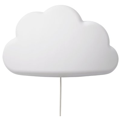 IKEA UPPLYST Світлодіодний настінний світильник, біла хмара 30424516 фото