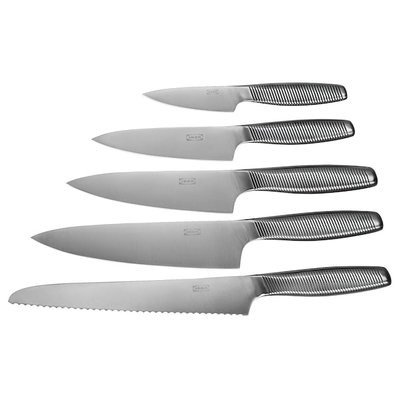 IKEA 365+ Набор ножей, 5 шт., нержавеющая сталь 60555921 фото