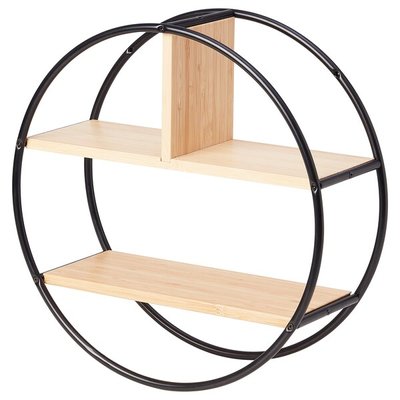 IKEA HEDEKAS Виставкова полиця, кругла/бамбук, 40 см 60471691 фото