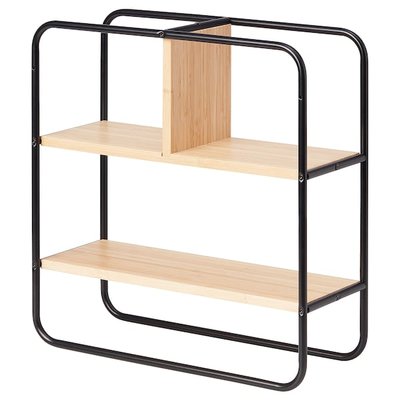 IKEA HEDEKAS Полиця-експонат, квадрат/бамбук, 39x40 см 20471693 фото