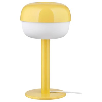 IKEA BLASVERK Стольова лампа, жовтий, 36 см 60547974 фото