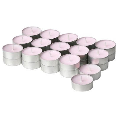 IKEA LUGNARE Свічка ароматизована, жасмінова/рожева, 3.5 години 90502158 фото