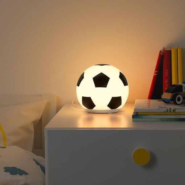 IKEA ANGARNA Світлодіодна настільна лампа, дизайн у вигляді м'ячів 80469277 фото