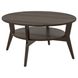 IKEA JAKOBSFORS Кавовий столик, темно-коричнева бейцьована шпонована дубова, 80 см 50515167 фото 1
