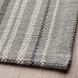 IKEA TRANSPORTLED Килим, тканий на плоско, сірий/в смуги, 50x80 см 90537431 фото 3