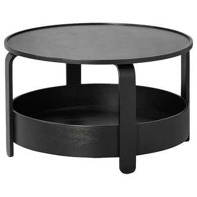 IKEA BORGEBY Кавовий столик, чорний, 70 см 30500355 фото