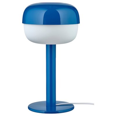 IKEA BLASVERK Столова лампа, синя, 36 см 60501259 фото