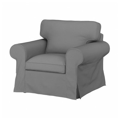 IKEA EKTORP Чохол для крісла, Remmarn світло-сірий 50472295 фото