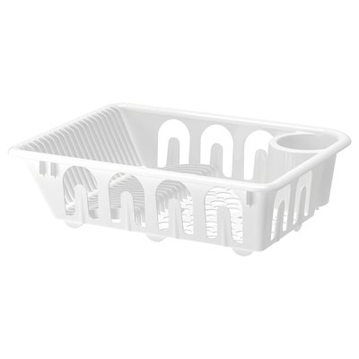 IKEA FLUNDRA Сушарка для посуду, білий 40176950 фото
