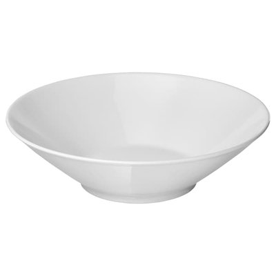 IKEA 365+ Глибока тарілка/миска, з вигнутими боками, біла, 22 см 90279700 фото