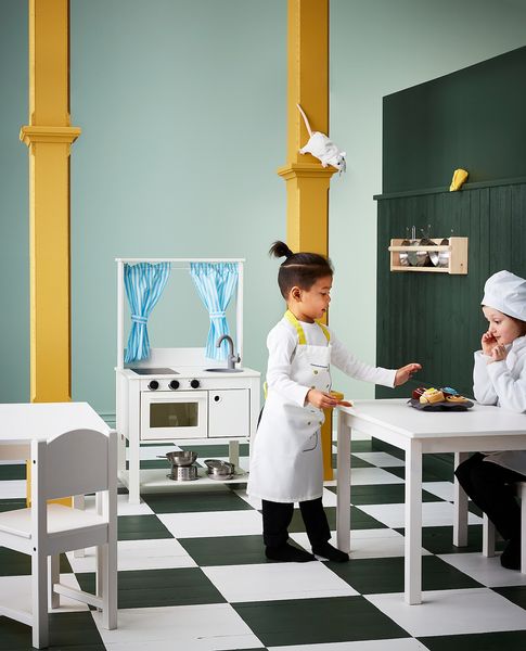 IKEA SPISIG Дитяча кухня для гри, 55x37x98 см 90417198 фото