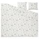 IKEA TIMJANSMOTT "Підковдра та 2 наволочки, білий/квітковий візерунок, 200x200/50x60 см" 10522589 фото 4