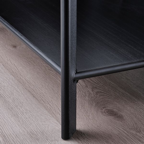 IKEA JATTESTA Столик, чорний, 95x30 см 90521915 фото