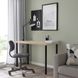 IKEA MITTCIRKEL / ADILS Письмовий стіл, живий ефект чорної сосни, 120x60 см 59508539 фото 5