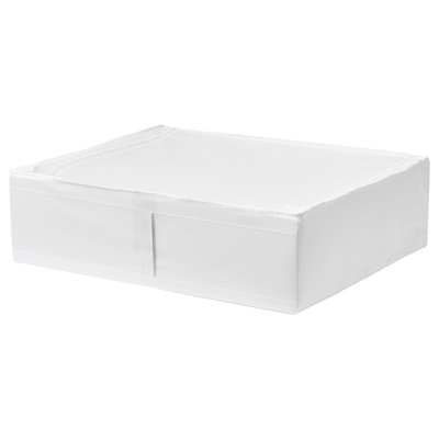 IKEA SKUBB Контейнер для одягу/постілі, білий, 69x55x19 см 90294989 фото