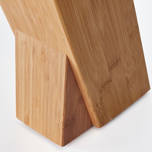 IKEA HYVLA Блок для ножей, бамбук 30293898 фото