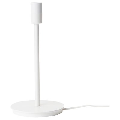 IKEA SKAFTET Основа столової лампи, біла, 30 см 50405418 фото