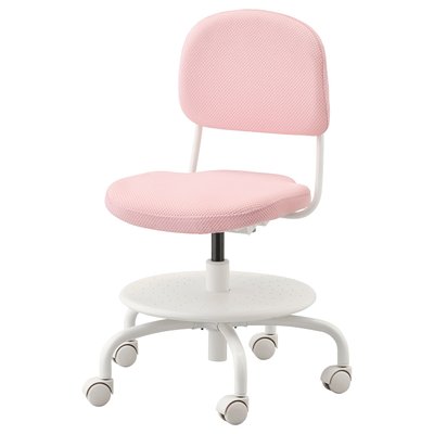 IKEA VIMUND Дитяче офісне крісло, світло-рожевий 10424353 фото