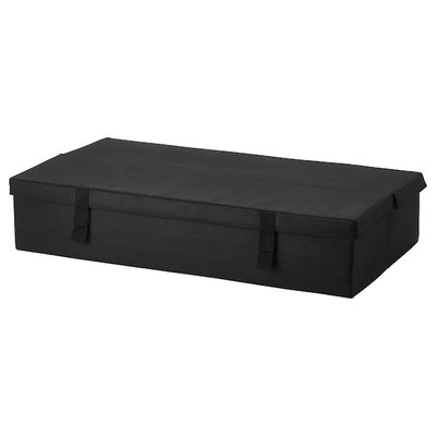 IKEA LYCKSELE Контейнер для 2-місного розкладного дивану, чорний 60116960 фото