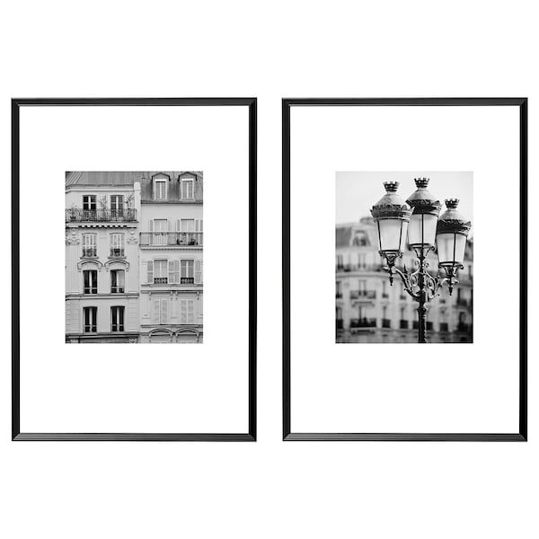 IKEA KNOPPANG Рама з плакатом, Париж нуар, 50x70 см 60560809 фото