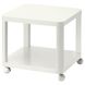 IKEA TINGBY Столик на колесах, білий, 50x50 см 20295930 фото 1