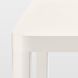 IKEA TINGBY Столик на колесах, білий, 50x50 см 20295930 фото 7