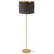 IKEA NYMO / SKAFTET Підлогова лампа, чорна латунь/латунь 39319686 фото 1