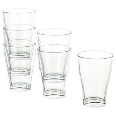 IKEA BEHANDIG Склянка, безбарвне скло, 300 мл 90281859 фото