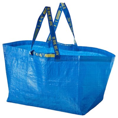 IKEA FRAKTA Велика сумка, синя, 55x37x35 см / 71 л 17228340 фото