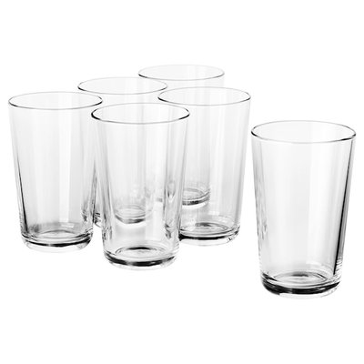 IKEA 365+ Склянка, безбарвне скло, 450 мл 60279711 фото