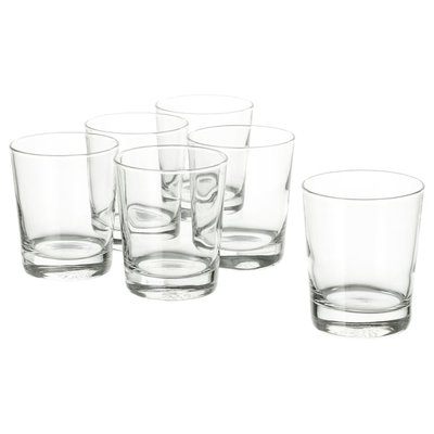 IKEA GODIS Склянка, безбарвне скло, 230 мл 80092109 фото