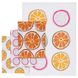 IKEA TORVFLY Ганчірка, оранжевий візерунок, 45x60 см 30493048 фото 2