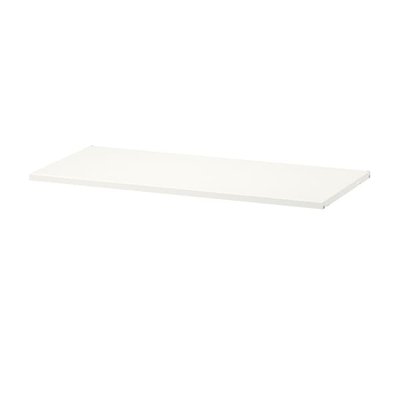 IKEA BOAXEL Полка, металл белый, 80x40 см 10448735 фото