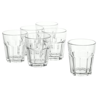 IKEA POKAL Склянка, безбарвне скло, 270 мл 30288241 фото