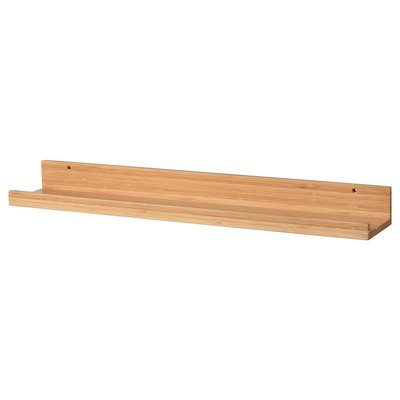 IKEA MALERAS Полиця для фотографій, бамбук, 75 см 00446237 фото