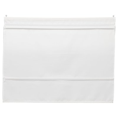 IKEA RINGBLOMMA Римська ролета, біла, 80x160 см 90258062 фото